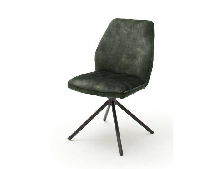 2er Set Stuhl Ottawa , Vintage Velours-Optik , olive von fh furnhaus