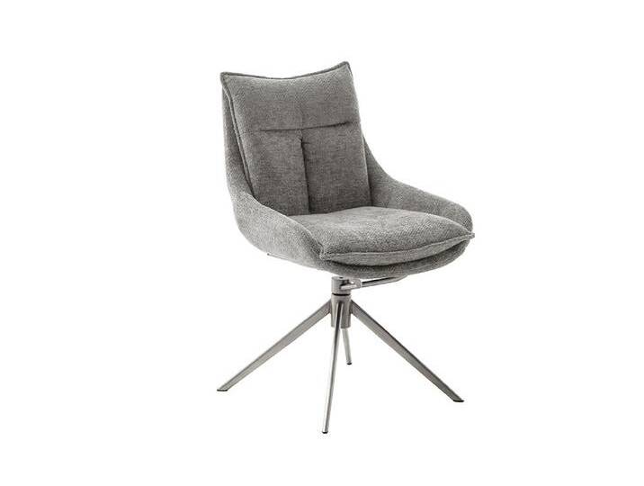 2er Set Stuhl Parker , Edelstahl , drehbar , anthrazit / grau 2er Set Stuhl Parker , Edelstahl , drehbar , anthrazit / grau von fh furnhaus