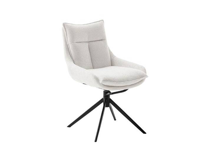 2er Set Stuhl Parker , drehbar , weiß / creme von fh furnhaus