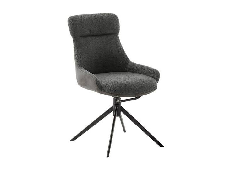 2er Set Stuhl Pelion , drehbar , anthrazit von fh furnhaus