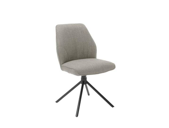 2er Set Stuhl Pemba , drehbar , Webstoff , Cappuccino von fh furnhaus