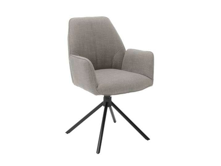 2er Set Stuhl Pemba mit Armlehnen , drehbar , Webstoff , Cappuccino 2er Set Stuhl Pemba mit Armlehnen , drehbar , Webstoff , Cappuccino von fh furnhaus