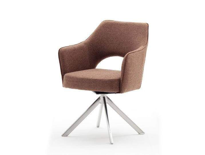 2er Set Stuhl Tonala , mit Armlehnen , drehbar , Edelstahl , rostbraun 2er Set Stuhl Tonala , mit Armlehnen , drehbar , Edelstahl , rostbraun von fh furnhaus