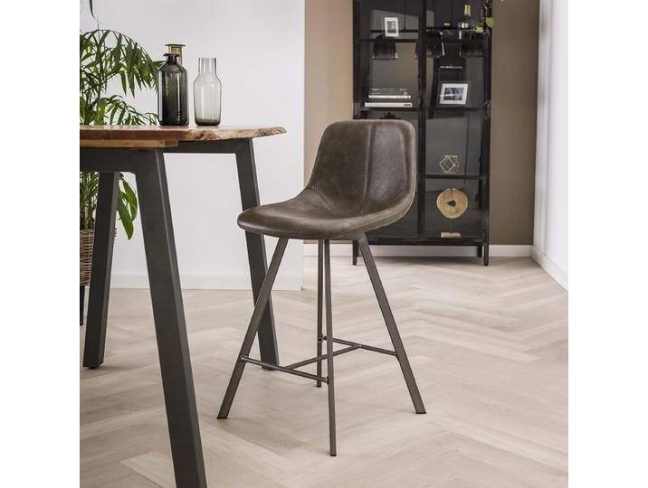 4er Set Barstuhl Lasso , Kunstleder , taupe 4er Set Barstuhl Lasso , Kunstleder , taupe von fh furnhaus