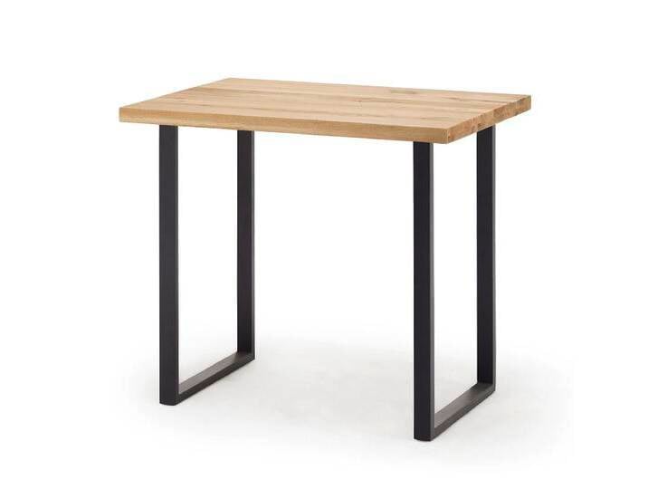 Bartisch Kufentisch Castello , Eiche gekälkt massiv , 120 x 80 , Gestell anthrazit Bartisch Kufentisch Castello , Eiche gekälkt massiv , 120 x 80 , Gestell anthrazit von fh furnhaus