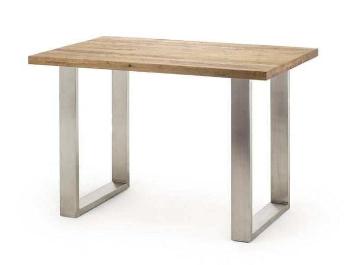 Bartisch Kufentisch Castello , Wildeiche massiv mit Edelstahl , 160 x 100 Bartisch Kufentisch Castello , Wildeiche massiv mit Edelstahl , 160 x 100 von fh furnhaus