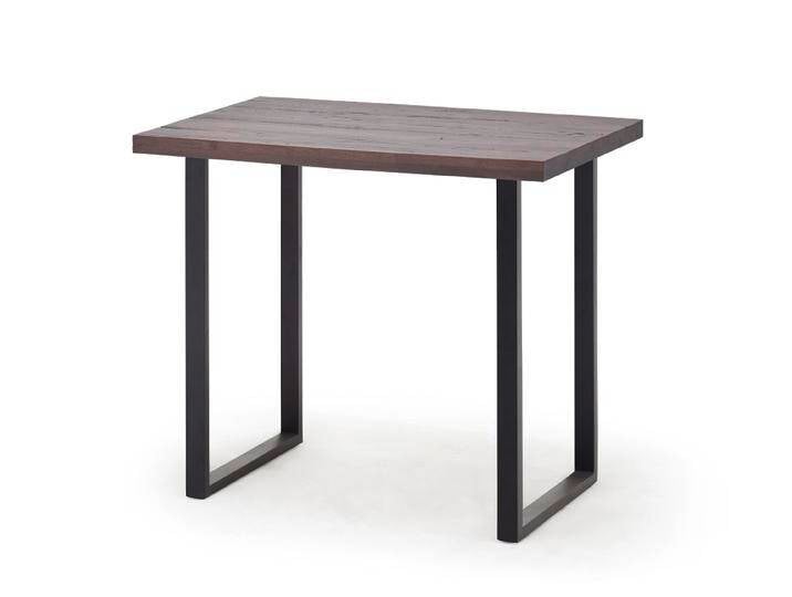 Bartisch Tresentisch Castello , Eiche verwittert massiv , 120 x 80 , Gestell anthrazit von fh furnhaus