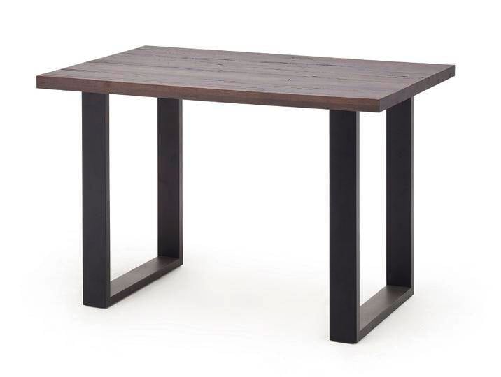 Bartisch Tresentisch Castello , Eiche verwittert massiv , 180 x 100 , Gestell anthrazit von fh furnhaus