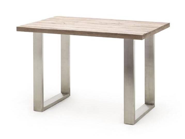 Bartisch Tresentisch Castello , Wildeiche massiv mit Edelstahl , 160 x 100 Bartisch Tresentisch Castello , Wildeiche massiv mit Edelstahl , 160 x 100 von fh furnhaus