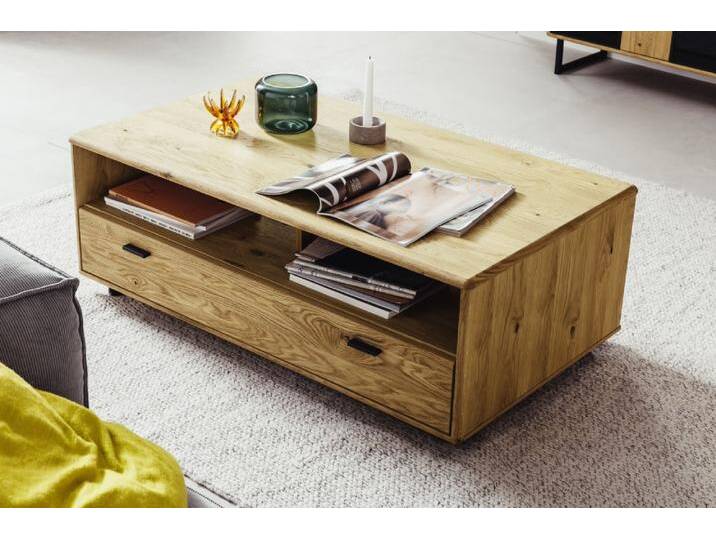 Couchtisch Arezzo , Wildeiche , auf Rollen von fh furnhaus