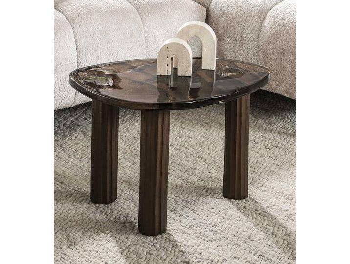 Couchtisch Mira 2 , Glas , Antikkupfer Couchtisch Mira 2 , Glas , Antikkupfer von fh furnhaus