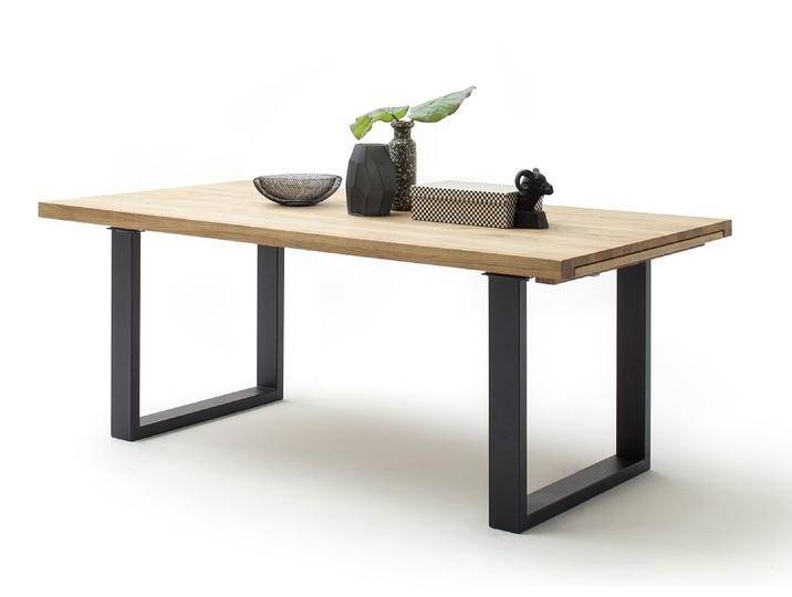 Esstisch Ausziehtisch Dayton , Wildeiche massiv , 200 x 100 cm von fh furnhaus