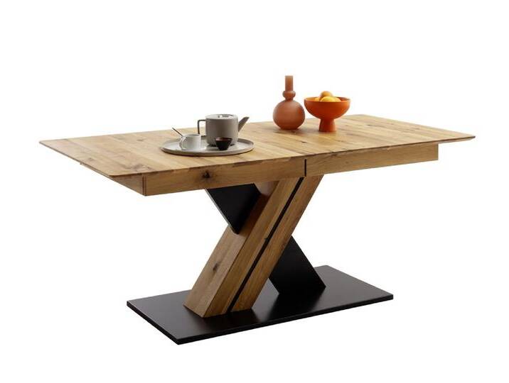 Esstisch Ausziehtisch Morena mit X-Fuß , Balkeneiche massiv , 140/160/180 , verschiedene Größen Esstisch Ausziehtisch Morena mit X-Fuß , Balkeneiche massiv , 140/160/180 , verschiedene Größen von fh furnhaus