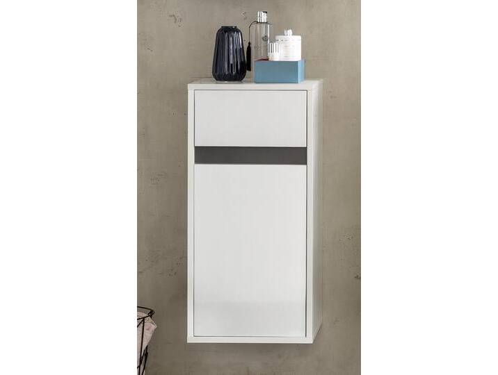 Hängeschrank Sol , weiß Hochglanz / grau , Lack von fh furnhaus