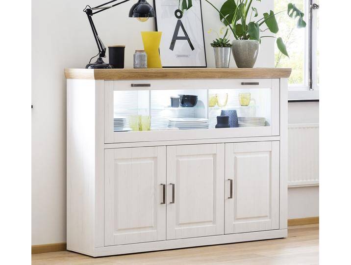 Highboard I Brixen , Landhaus modern , Pinie Aurelio / Grandson Oak Komplettset von fh furnhaus