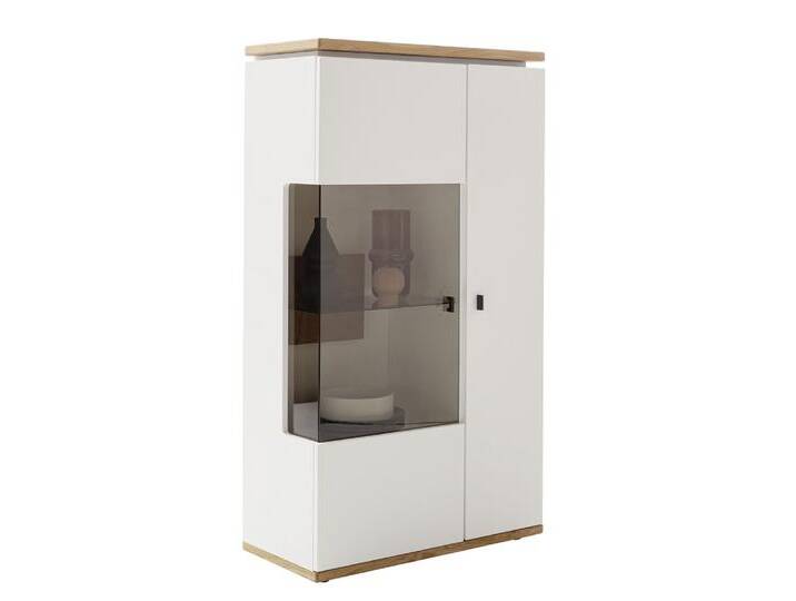 Highboard Matadi 3 , Soft white / Ast-Balkeneiche , ohne Beleuchtung Highboard Matadi 3 , Soft white / Ast-Balkeneiche , ohne Beleuchtung von fh furnhaus