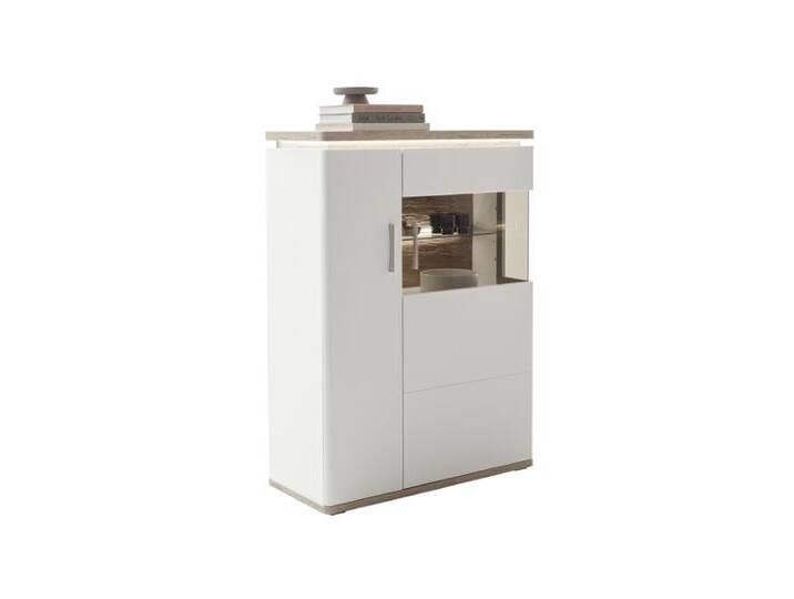 Highboard Palermo 1 , Soft white / Viking Oak , ohne Beleuchtung Highboard Palermo 1 , Soft white / Viking Oak , ohne Beleuchtung von fh furnhaus