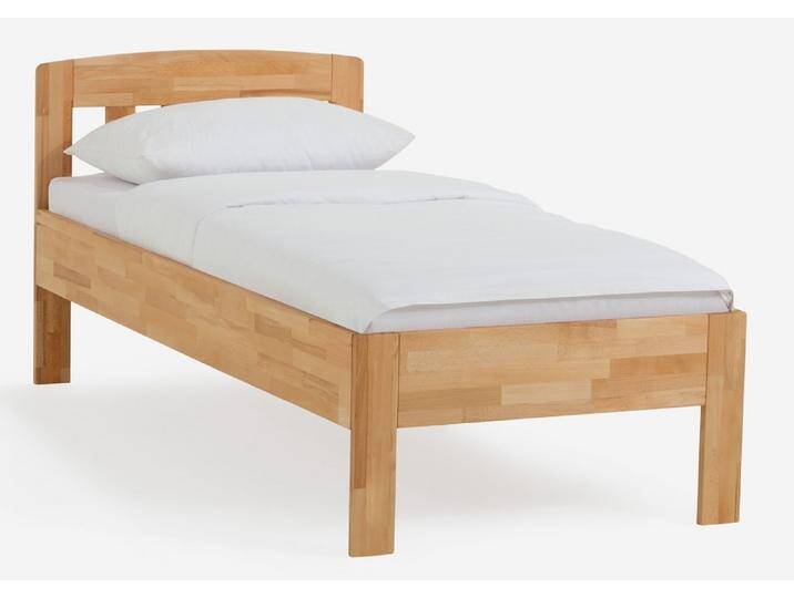 Holzbett massiv Jasmine , Buche lackiert , 120x210 , ohne Fußteil von fh furnhaus