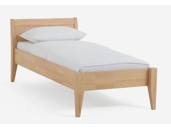 Holzbett massiv Jasmine , Buche natur geölt , 100x200 , ohne Fußteil von fh furnhaus