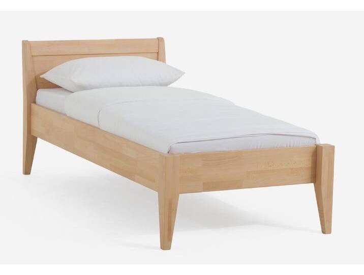 Holzbett massiv Jasmine , Buche natur geölt , 100x200 , ohne Fußteil von fh furnhaus