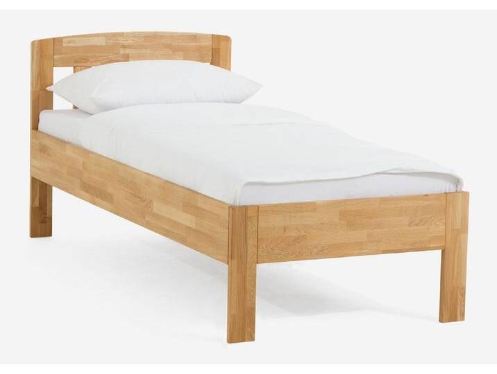 Holzbett massiv Jasmine , Wildeiche honig geölt , 100x200 , Kopfteil 1 ohne Fußteil Holzbett massiv Jasmine , Wildeiche honig geölt , 100x200 , Kopfteil 1 ohne Fußteil von fh furnhaus