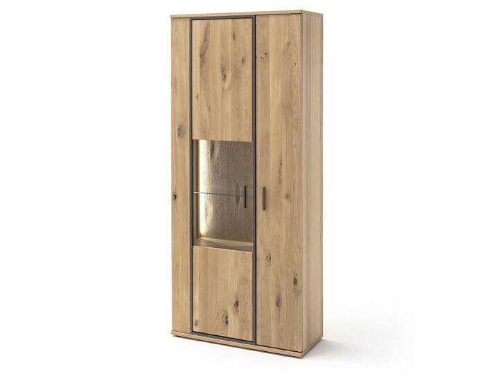 Kombi-Vitrine Campinas , Asteiche Bianco mit 2er Set LED Bandbeleuchtung 70 cm Kombi-Vitrine Campinas , Asteiche Bianco mit 2er Set LED Bandbeleuchtung 70 cm von fh furnhaus