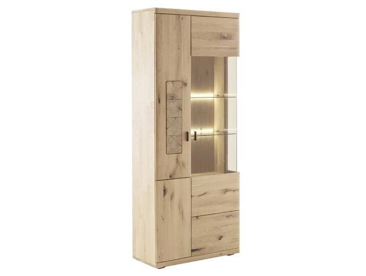 Kombi-Vitrine Palma , Asteiche / Balkeneiche , mit Beleuchtung Kombi-Vitrine Palma , Asteiche / Balkeneiche , mit Beleuchtung von fh furnhaus
