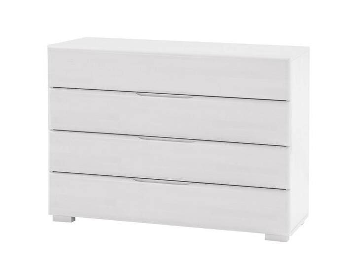 Kommode Dahlia , mit 4 Schubkästen , Buche massiv , weiß lackiert Kommode Dahlia , mit 4 Schubkästen , Buche massiv , weiß lackiert von fh furnhaus