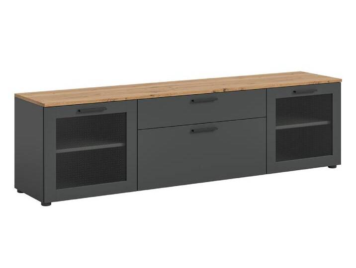 Lowboard TV-Board Niklas , Basalt Grau / Artisan Eiche Lowboard TV-Board Niklas , Basalt Grau / Artisan Eiche von fh furnhaus