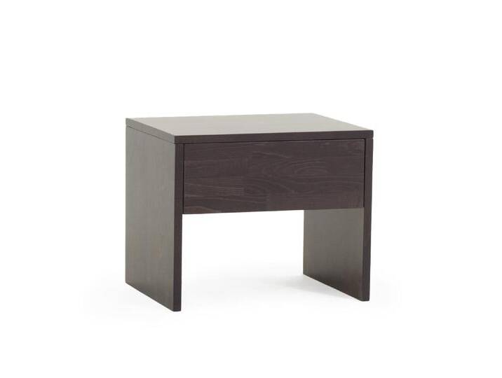 Nachttisch Daisy , mit Schubkasten , Buche massiv , wenge lackiert von fh furnhaus