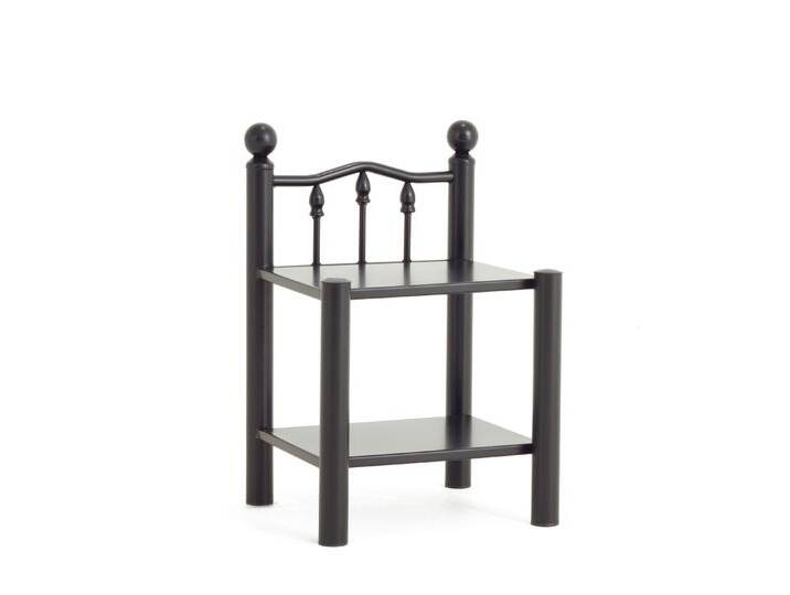 Nachttisch Iris , Metall , mit Ablage , Schwarz struktur Nachttisch Iris , Metall , mit Ablage , Schwarz struktur von fh furnhaus
