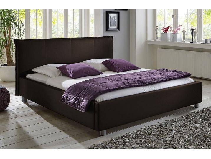 Polsterbett Aster , graubraun , 100x210 , Kopfteil 2 von fh furnhaus