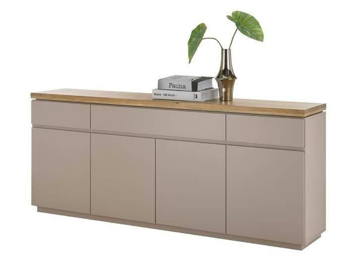 Sideboard Palamos , warmgrau / Akazie massiv von fh furnhaus