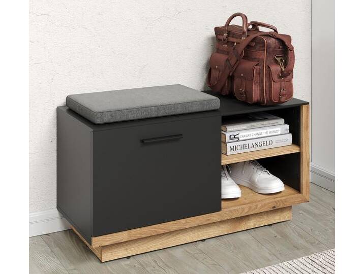 Sitzbank Synnax , anthrazit grau / Coast Evoke Eiche Sitzbank Synnax , anthrazit grau / Coast Evoke Eiche von fh furnhaus