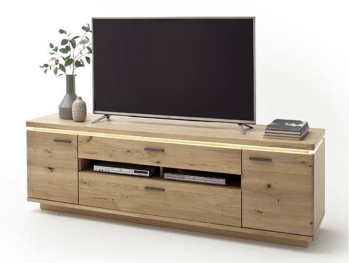 TV-Board Barcelona , Balkeneiche Bianco / Eiche Bianco , inkl. LED Beleuchtung TV-Board Barcelona , Balkeneiche Bianco / Eiche Bianco , inkl. LED Beleuchtung von fh furnhaus