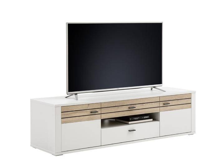 TV-Board Mantena , Modern White / Viking Oak TV-Board Mantena , Modern White / Viking Oak von fh furnhaus