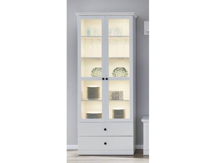 Vitrine Baxter , Landhausstil , weiß , LED Beleuchtung von fh furnhaus