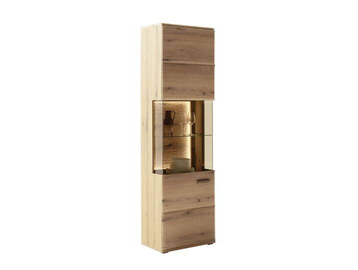 Vitrine Naxos , Eiche Evoke , mit LED Bandbeleuchtung Vitrine Naxos , Eiche Evoke , mit LED Bandbeleuchtung von fh furnhaus