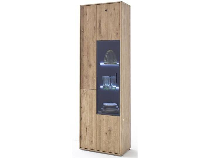 Vitrine Portland , Asteiche Bianco , mit 2-er set LED Band 45 cm Vitrine Portland , Asteiche Bianco , mit 2-er set LED Band 45 cm von fh furnhaus
