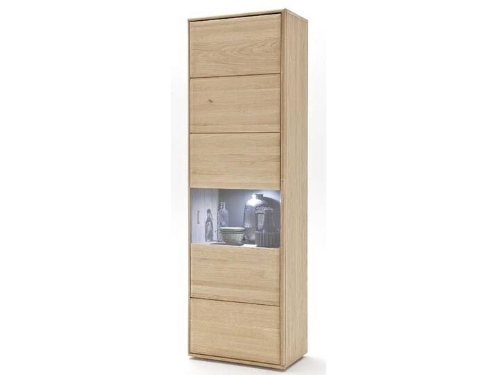 Vitrine Tarragona (L) , Eiche Bianco , LED Beleuchtung von fh furnhaus