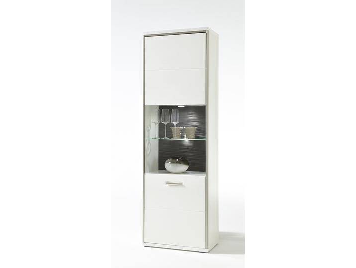 Vitrine Trento , weiß Hochglanz , LED Beleuchtung Vitrine Trento , weiß Hochglanz , LED Beleuchtung von fh furnhaus