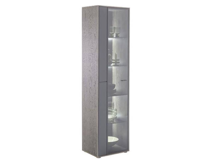 Vitrine Venezia , Softblack / Vulcano Eiche , optional LED Beleuchtung Vitrine Venezia , Softblack / Vulcano Eiche , optional LED Beleuchtung von fh furnhaus