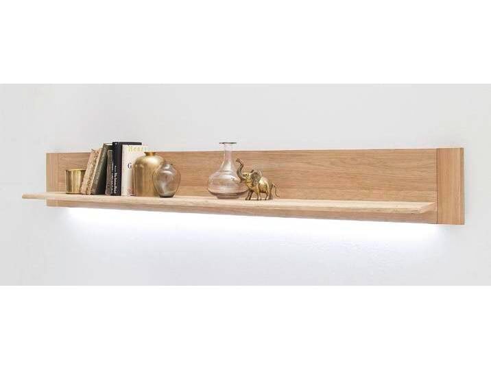 Wandboard Bologna , Eiche Bianco , LED Beleuchtung von fh furnhaus