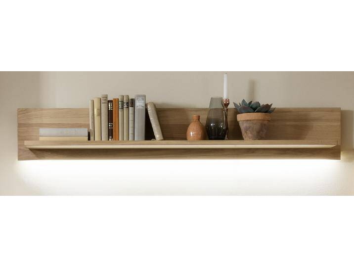 Wandboard Campinas , Asteiche Bianco teilmassiv mit LED Bandbeleuchtung Wandboard Campinas , Asteiche Bianco teilmassiv mit LED Bandbeleuchtung von fh furnhaus
