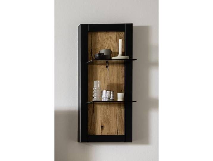 Wandboard Cesena , Wildeiche / schwarzgrau ohne Beleuchtung von fh furnhaus