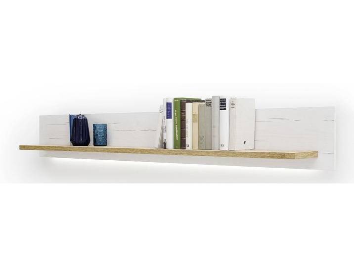Wandboard Madrid , Pinie Aurelio/ Grandson Oak , LED Beleuchtung von fh furnhaus