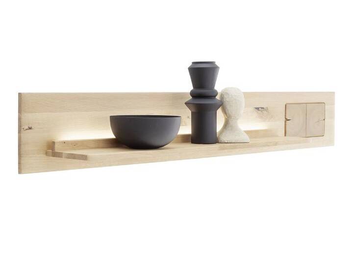 Wandboard Palma , Ast / Balkeneiche , mit Bandbeleuchtung Wandboard Palma , Ast / Balkeneiche , mit Bandbeleuchtung von fh furnhaus
