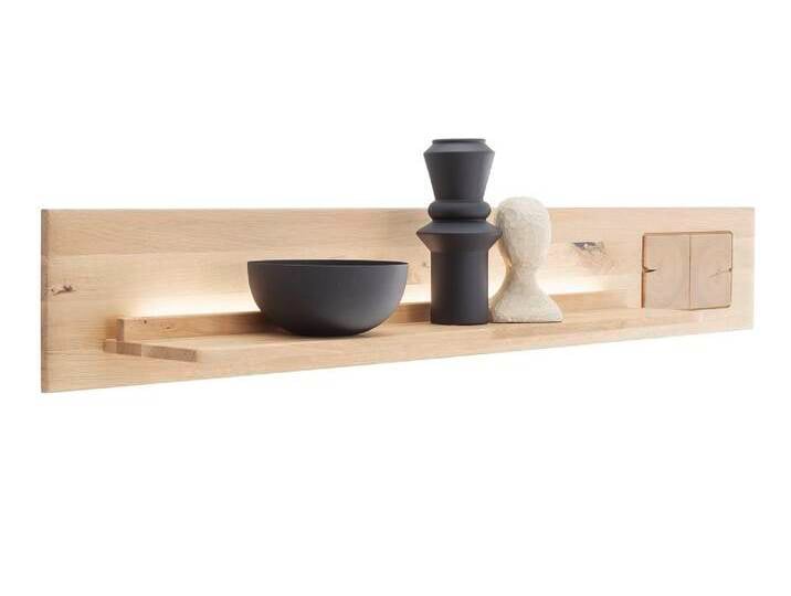 Wandboard Palma , Ast / Balkeneiche , optional LED Beleuchtung von fh furnhaus
