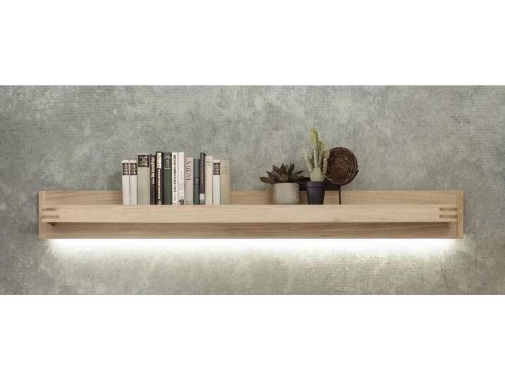 Wandboard Salvador , Eiche Bianco mit 1er Set LED Bandbeleuchtung 165 cm Wandboard Salvador , Eiche Bianco mit 1er Set LED Bandbeleuchtung 165 cm von fh furnhaus