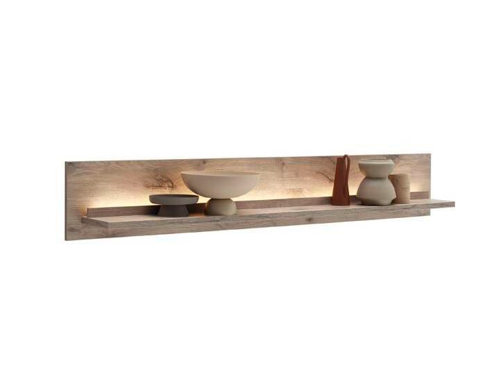 Wandboard Santerno , Viking Oak , mit Beleuchtung von fh furnhaus